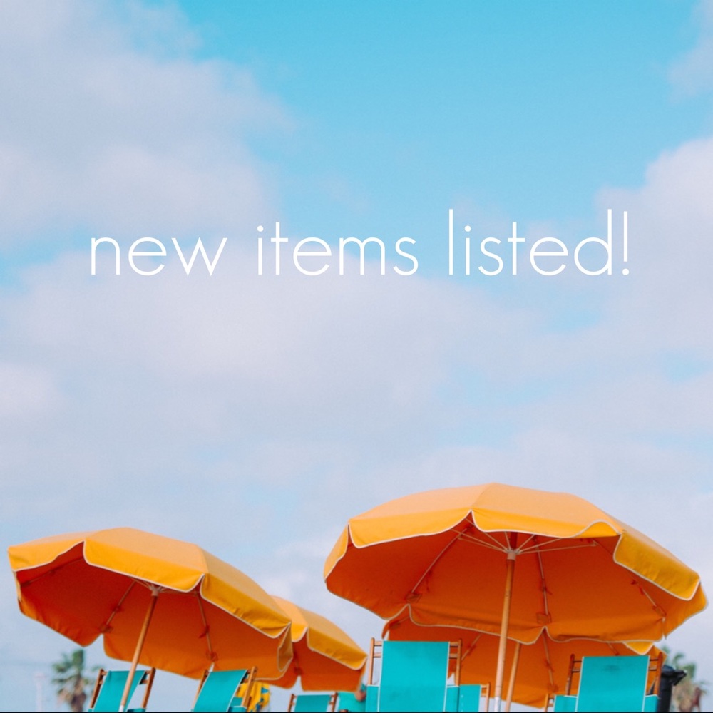 New items listed!